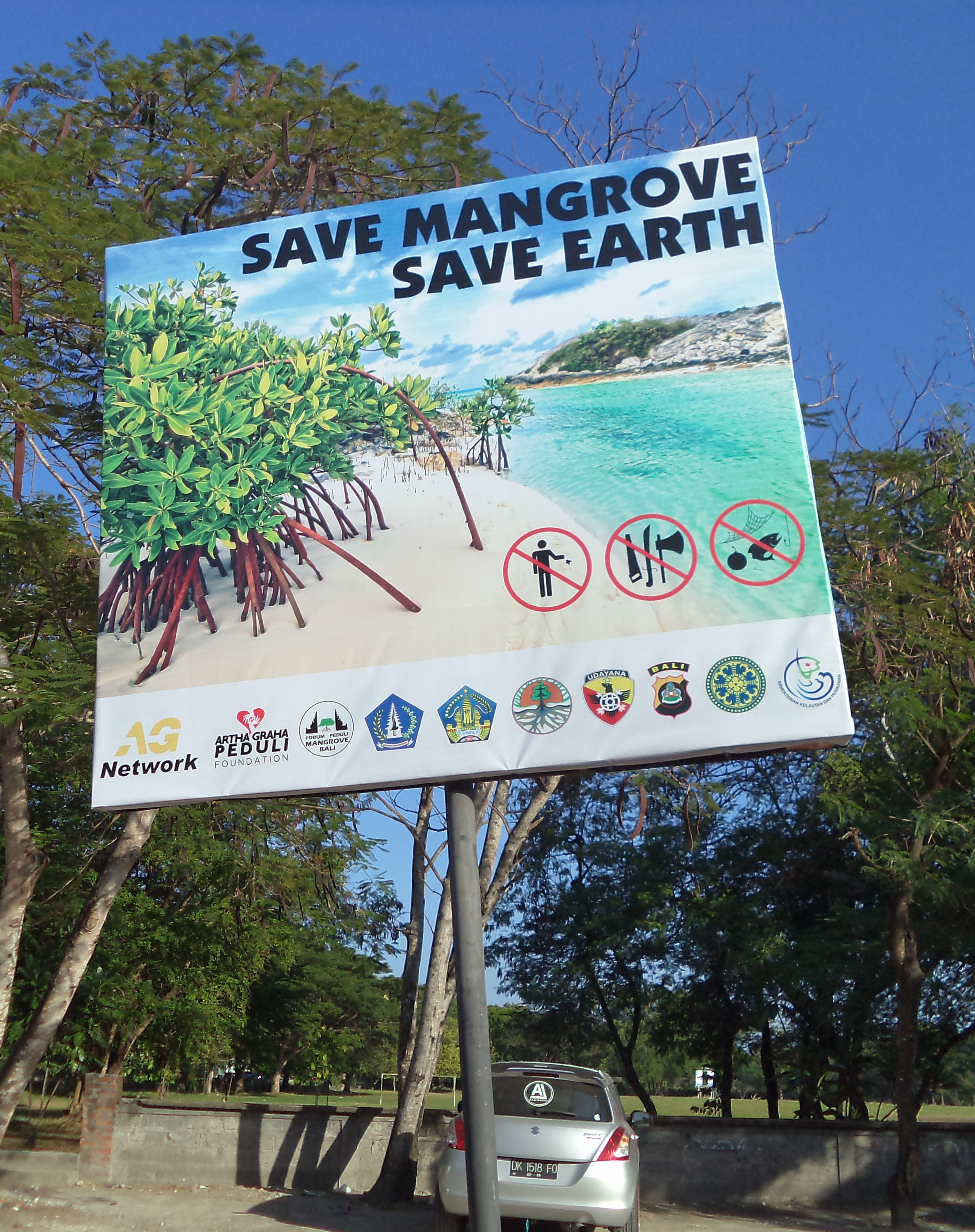 Baliho event SAVE MANGROVE SAVE EARTH
