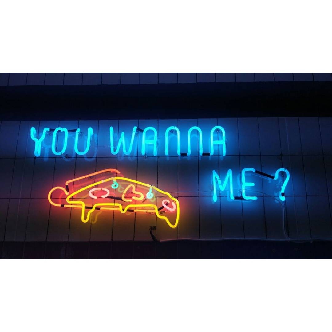 Neon Sign YOU WANNA ME