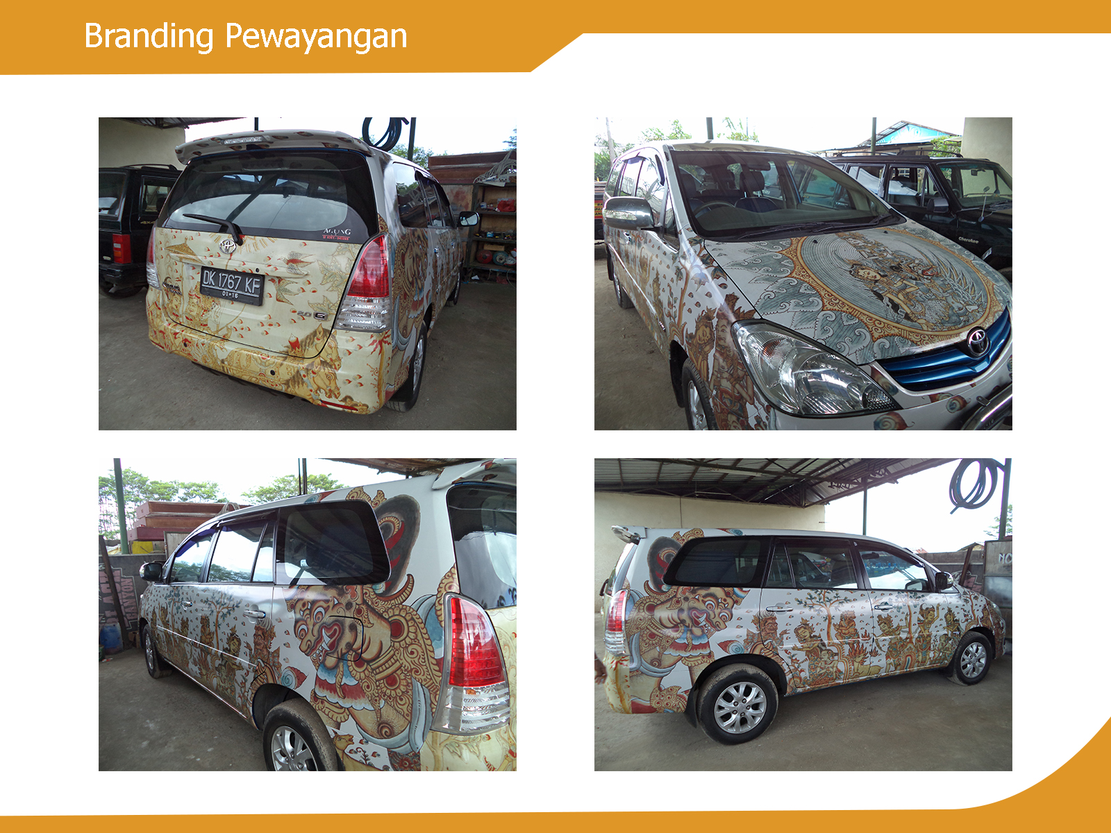 Car Branding Kijang Inova